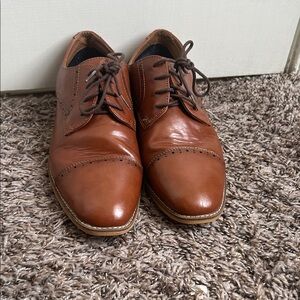 Men's Brown Leather Dress Shoes
